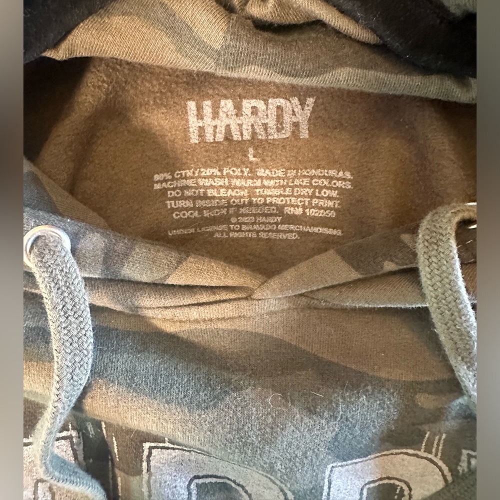 HARDY official tour merch camo hoodie - Picture 5 of 5